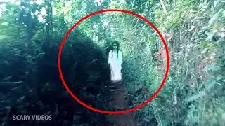Ghost Standing In An Abandoned Road Caught On Cctv Camera!! Ghost Caught On Tape - Horrors