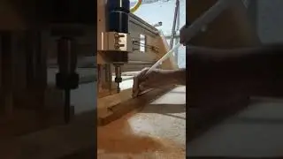 Primeira usinagem bem sucedida! CNC Router. Time laspe.