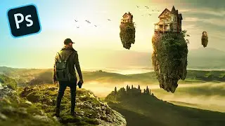 Sky House Photo Manipulation Photoshop Tutorial