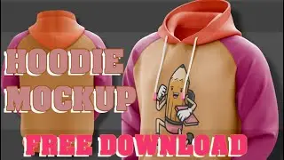 Hoodie Mockup | How to Edit | FREE DOWNLOAD FILE