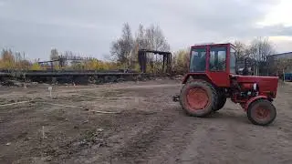 Упражнение "заезд в бокс задним ходом" на тракторе кат. В (Т-25)