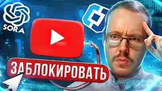 Тестовые блокировки YouTube, нейросеть SORA, новый вид дезинформации на YouTube. Новости 21.02.24