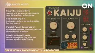 Kaiju 808 – Unleash Monster Bass | VST Plugin for 808s & Basslines