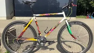 Liberia Rockspider Vintage French MTB Build cleaned and restored modified even