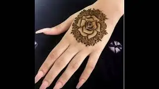 Flower mehndi design #shorts