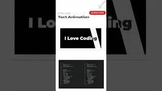 Text Animation HTML CSS #css #html #coding #scssoftware #textanimation#love#iloveyou