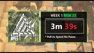 [Arknights] CC#6 Risk 25 Speedrun in 3m39s