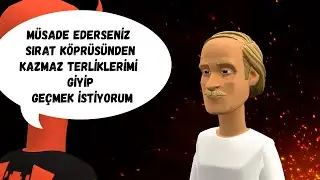 Sırat köprüsünde kaymayan terlik Yanmaz kefen ile ahirete giden Müslüman