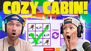 Trading NEW Zamboni & Snowmobiles! Roblox Adopt Me COZY CABIN Update!