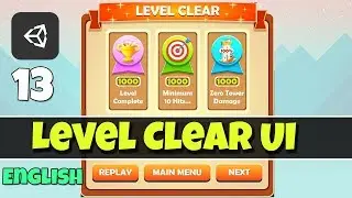 Unity2D Platformer - Show Level Clear UI Dialog [English] 13