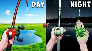 Day vs Night Fishing Challenge