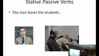 Passive 5: Stative Passive Verbs