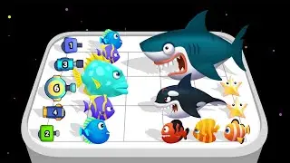 MERGE FISH vs. PLANTS Battle - New Update Plants (Merge War) Battle Merge