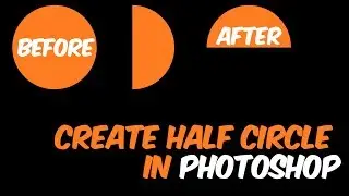 How to cut circle shapes in Photoshop | Cut circle shape in Photoshop