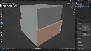 как выдавить больше чем один Face blender 3d