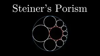 Steiner's Porism: proving a cool animation #SoME1