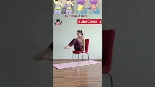 Belly Fat Workout With Chair