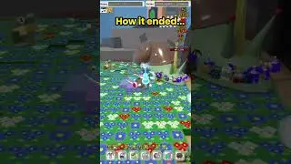 Killing Stump Snail in Bee Swarm Simulator #roblox #bss #fyp #shorts #beeswarmsimulator #gaming