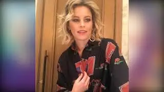 Elizabeth Banks puts on a stylish display in a quirky co ord outfit as she steps out in London