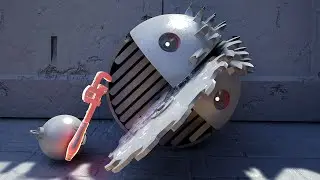 🚨Pacman vs Spiky Monster and Robot Fish in the Shifting Lunar Labyrinth