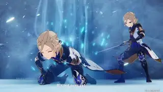 [Genshin Impact] Shadows Amidst Snowstorms Cut Scene. Fake Albedo Turns Into a Giant Wopperflower
