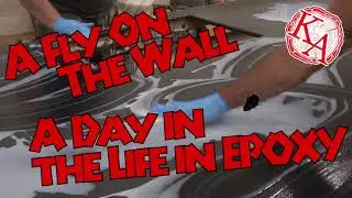 Fly On The Wall- Custom Epoxy Countertop