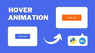 How To Create Hover Animation Button Using KivyMD And Python | Hover Animation | Hover Behavior