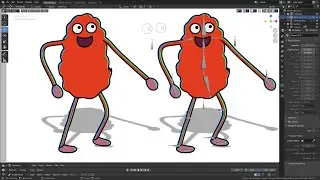 Rigging a Grease Pencil 2D, Blender 2.83 #1