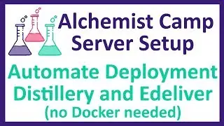 Automated deployment setup using Distillery and Edeliver without Docker