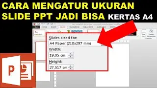 How to change powerpoint slide size [set ppt paper]