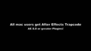 After Effects 8.0 Mac Trapcodes: 3D Stroke and Particular