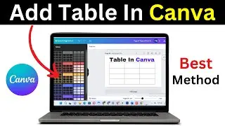 how to add table in canva | how to create tables in canva easy