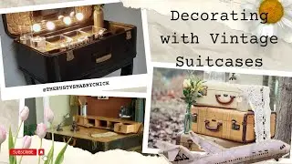 Decorating with Vintage Suitcases