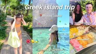 Days in my life on a Greek island 🥥  an aesthetic Pinterest summer trip!!