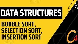 002 DATA STRUCTURES : PART 01 - BUBBLE SORT, SELECTION SORT, INSERTION SORT