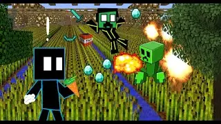 !выкопал первый огород в МАИНКРАФТ! видео blue bird game