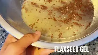 HOW TO MAKE FLAXSEED GEL // HAIR