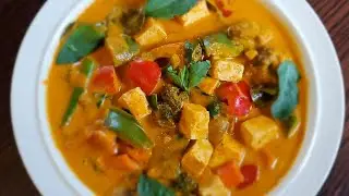 Thai Red Curry | Vegan Curry | Tofu Curry | Red Curry Recipe