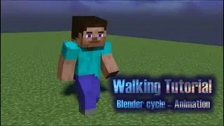 Blender Tutorial - Minecraft walking cycle