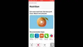 Health App in iPhone