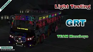 New TN GRT bs3 Ashok Leyland / light testing / TEAM Massboys / BUSSID