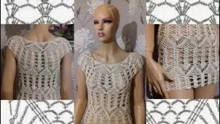 Летняя туника крючком