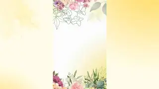 Floral Wedding Invitation Video|Wedding Invitation Without Text 238|Invitation Video Template