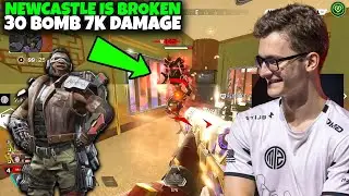 BIG E Shows How Exactly to Play NEWCASTLE Dropping 30 Bomb & 7k Damage - Apex Legends