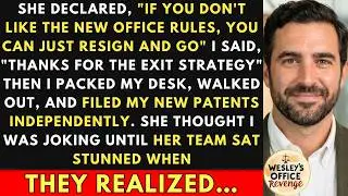 My Manager Said 'Resign'—I Outmaneuvered Her with Patents | Workplace Revenge