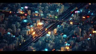 Voxel Cityscape