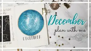 PLAN WITH ME | December 2020 Bullet Journal Setup | Zodiac theme