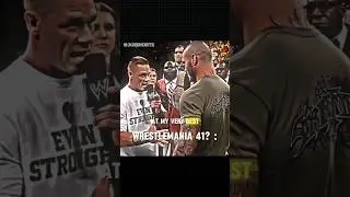John Cena Last Wrestlemania Against Randy Orton EDIT 🥵 #shorts #johncena #randyorton