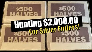 Hunting $2000.00 In Half Dollars For Silver Enders!