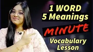 Improve Your English Vocabulary - Minute vs Minute